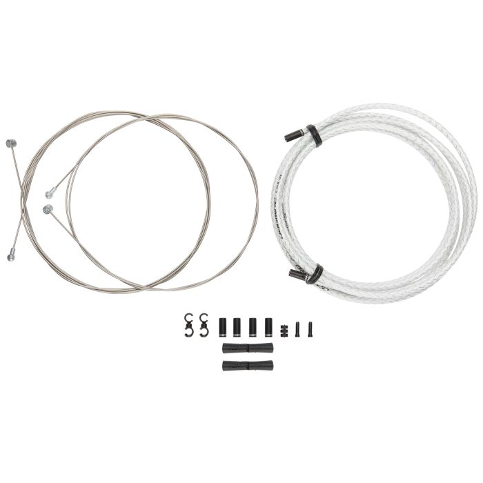 Afbeelding laden in galerijviewer, Jagwire universal sport brake kit - braided white