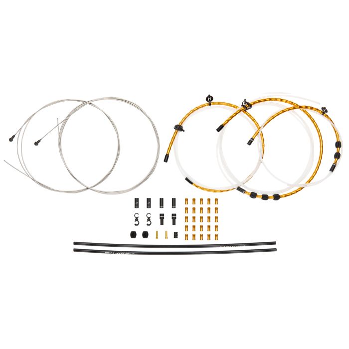 Afbeelding laden in galerijviewer, Jagwire road elite link brake kit - gold