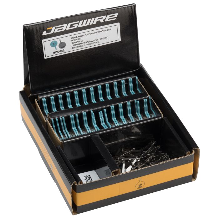 Afbeelding laden in galerijviewer, Jagwire sport organic disc brake pad - workshop (25 pairs) - avid (bb5)