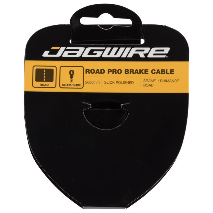 Afbeelding laden in galerijviewer, Jagwire road brake cable - pro polished slick stainless - 1.5x2000mm - sram shimano