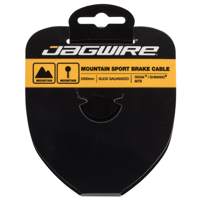 ギャラリービューアに画像をロードする, Jagwire mountain brake cable - sport slick galvanized - 1.5x2000mm - sram shimano