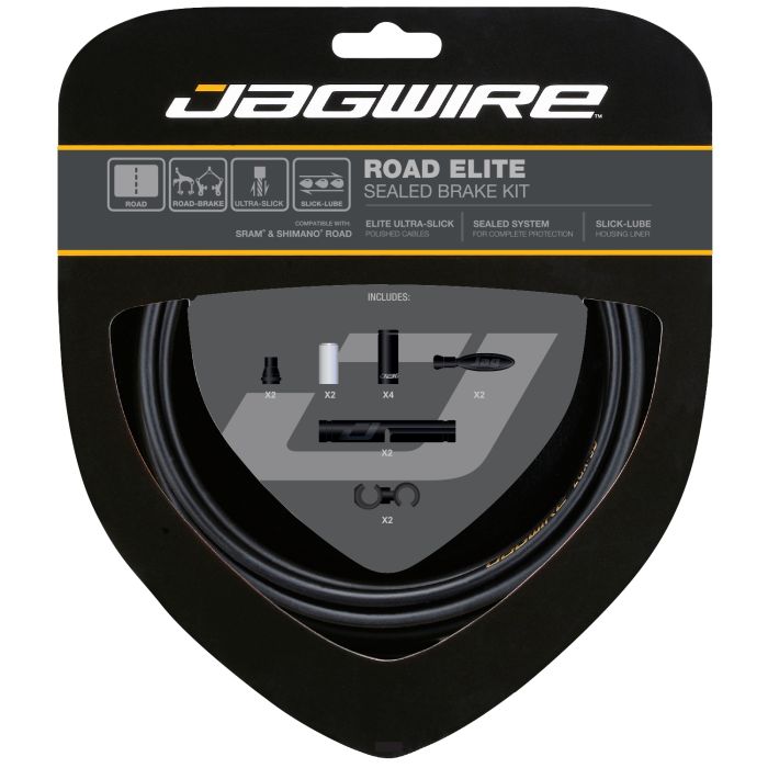 ギャラリービューアに画像をロードする, Jagwire road elite sealed brake kit - stealth black