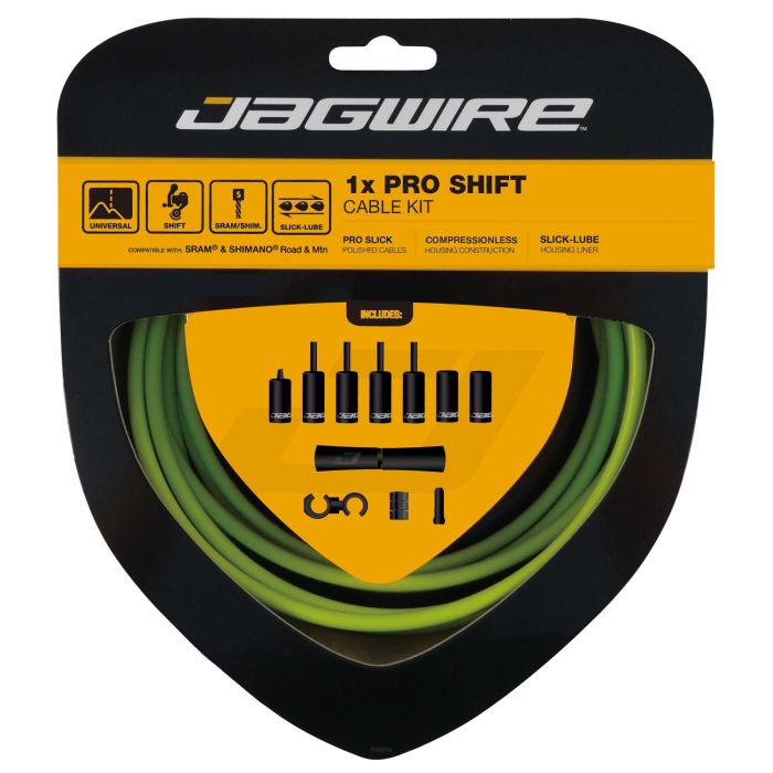 Afbeelding laden in galerijviewer, Jagwire 1x pro shift kit - organic green