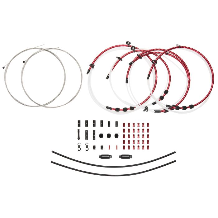 Afbeelding laden in galerijviewer, Jagwire 2x elite link shift kit - red