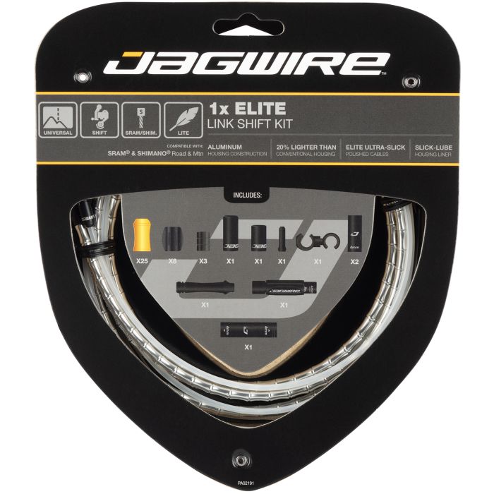 Afbeelding laden in galerijviewer, Jagwire 1x elite link shift kit - silver