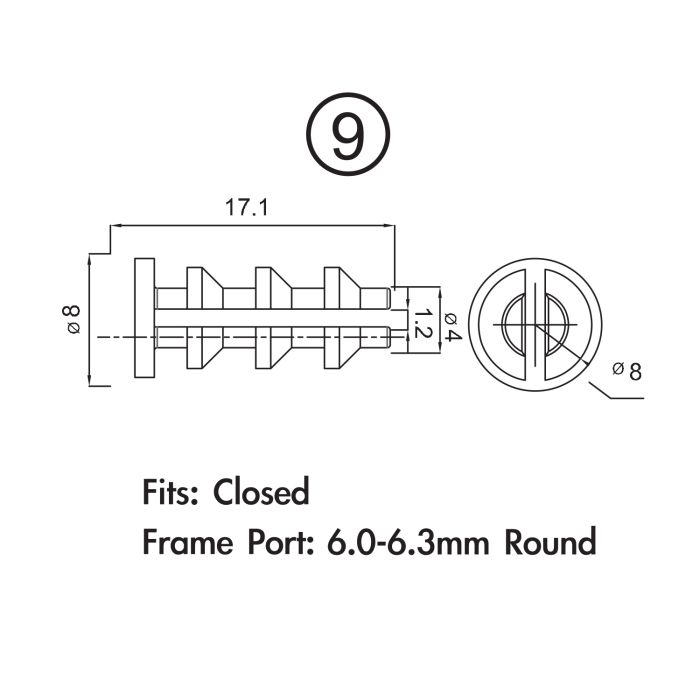 Afbeelding laden in galerijviewer, Jagwire frame plug pack - 4mm derailleur housing (10pcs)