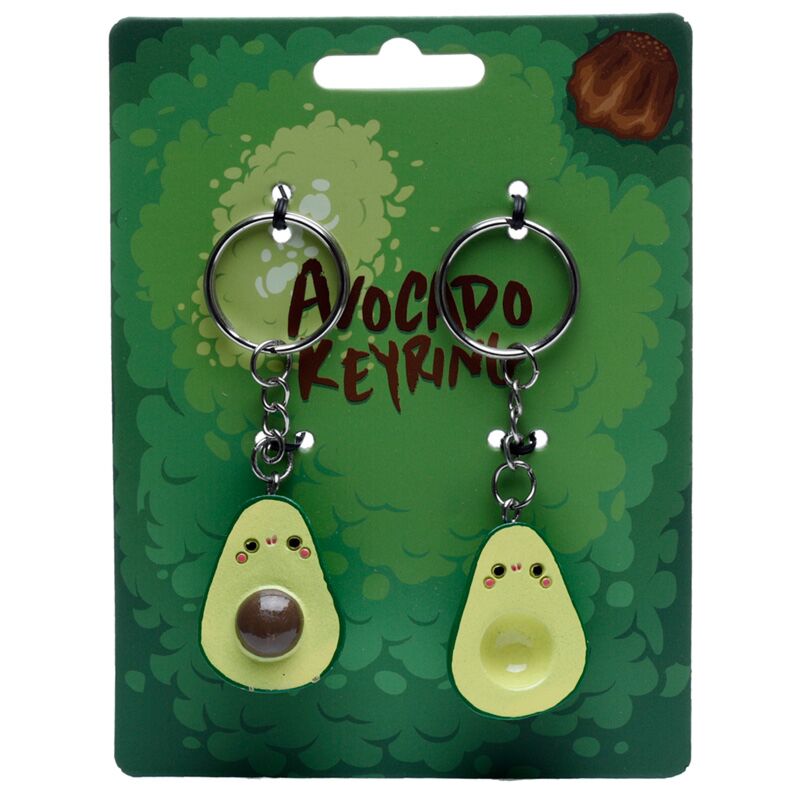 Load image into Gallery viewer, Kawaii avocado set 2 sleutelhangers