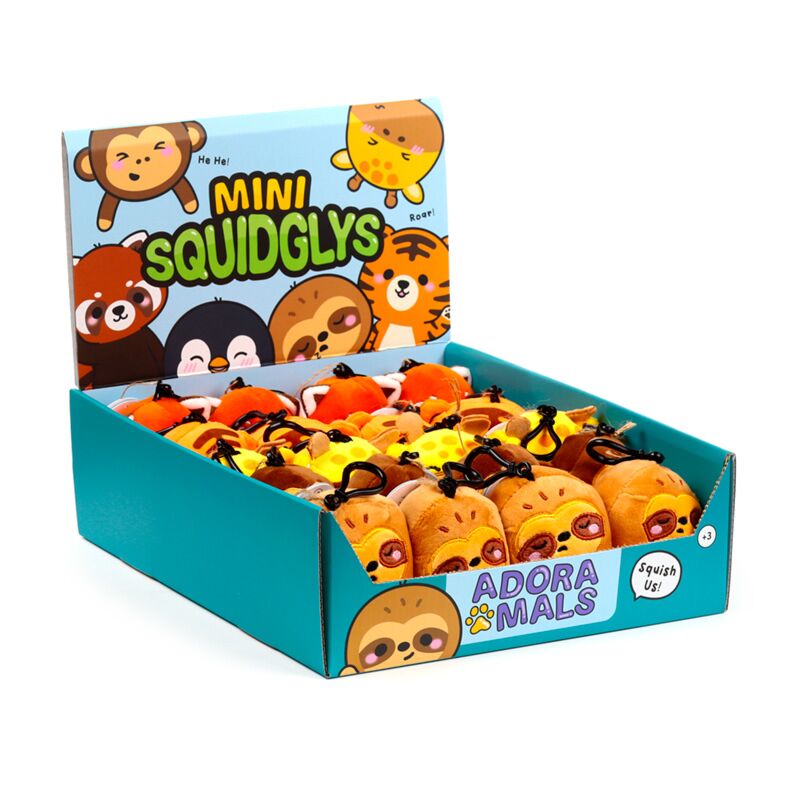 Laden Sie das Bild in Galerie -Viewer, Squidglys zoo pluche sleutelhanger