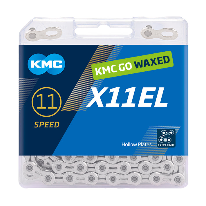Load image into Gallery viewer, Kmc ketting x11el 11v 118l waxed zilver