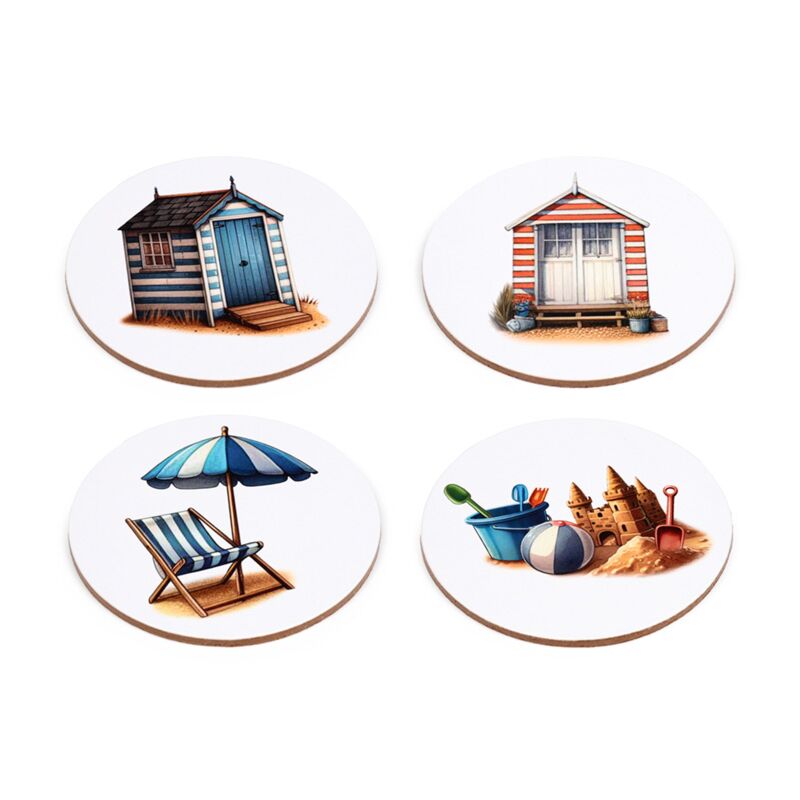 ギャラリービューアに画像をロードする, Coastal kust set 4 onderzetters