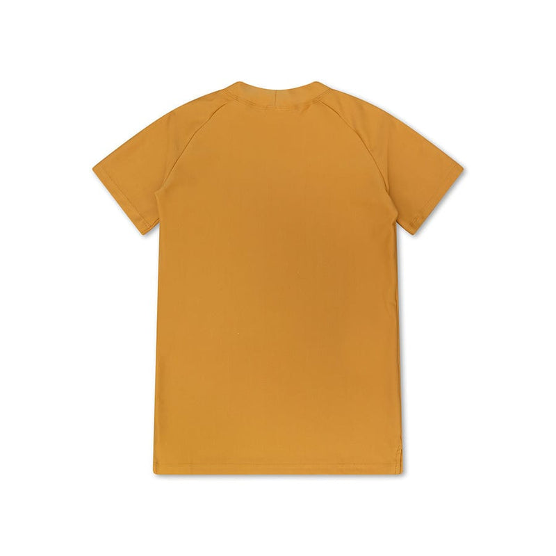 Laden Sie das Bild in Galerie -Viewer, Pure tones | geel uv zwemshirt met korte mouwen