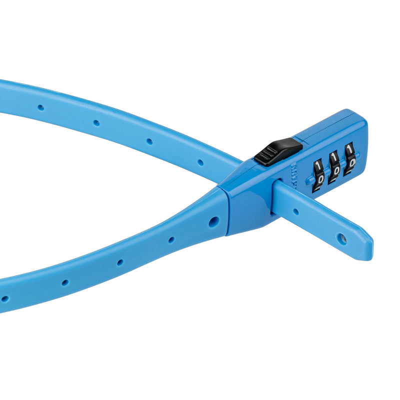 Afbeelding laden in galerijviewer, Kryptonite kabelslot code click lock combo blauw