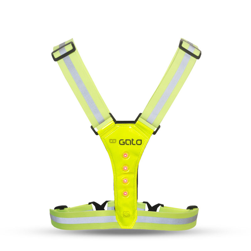 Load image into Gallery viewer, Gato safer sport led vest neon yellow one size