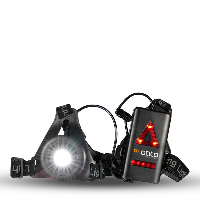 Load image into Gallery viewer, Gato high-viz chest light usb black one size