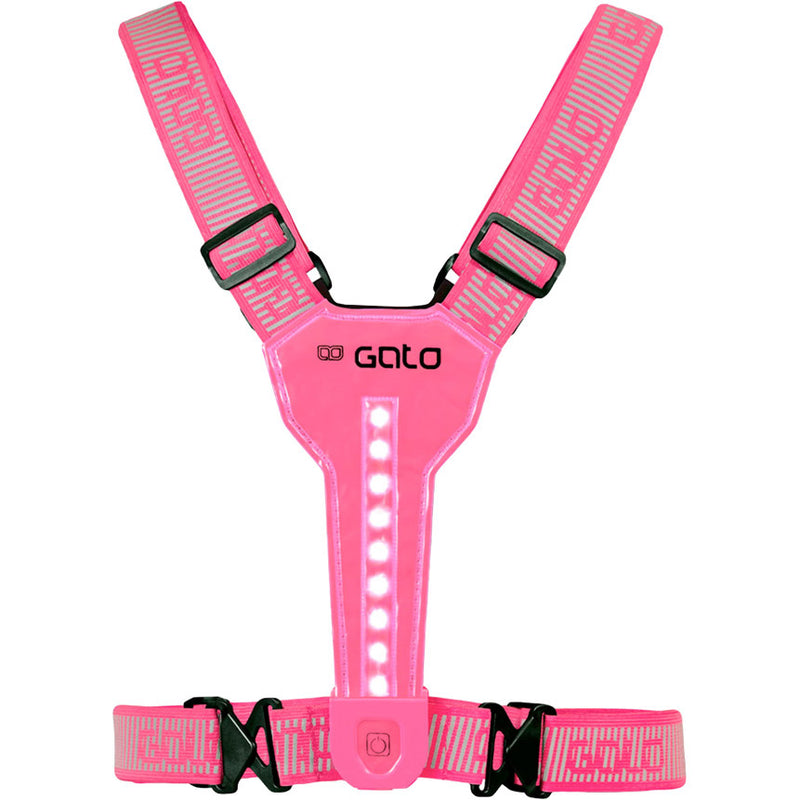 ギャラリービューアに画像をロードする, Outwet gato vest ultra led usb one size roze