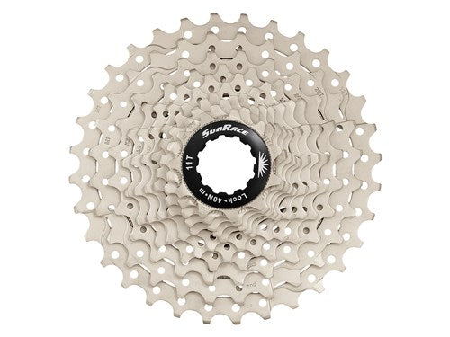 Afbeelding laden in galerijviewer, SunRace cassette 11 speed 11-32t. zilver csrs3