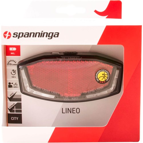 ギャラリービューアに画像をロードする, Spanninga achterlicht lineo xb batterij 50 80mm