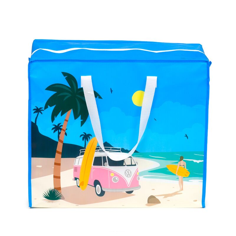 Chargez l'image dans la visionneuse de la galerie, Volkswagen busje vw t1 waves waszak opbergtas met rits