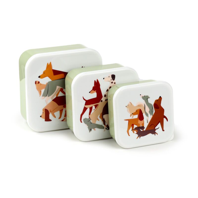 Laden Sie das Bild in Galerie -Viewer, Set 3 lunch box m l xl - barks hond