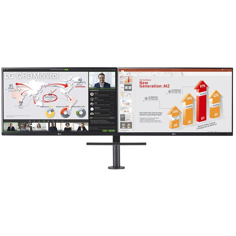 Load image into Gallery viewer, LG Ergo 27QP88DP-BS