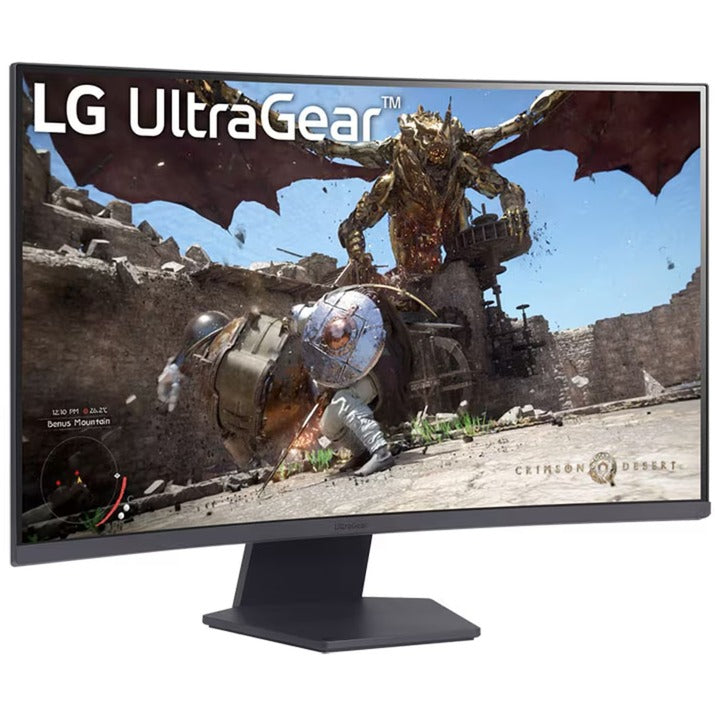 Load image into Gallery viewer, Lg ultragear 32gs60qc-b curved gaming monitor