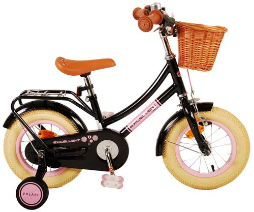 Load image into Gallery viewer, Volare excellent kinderfiets - meisjes - 12 inch - zwart