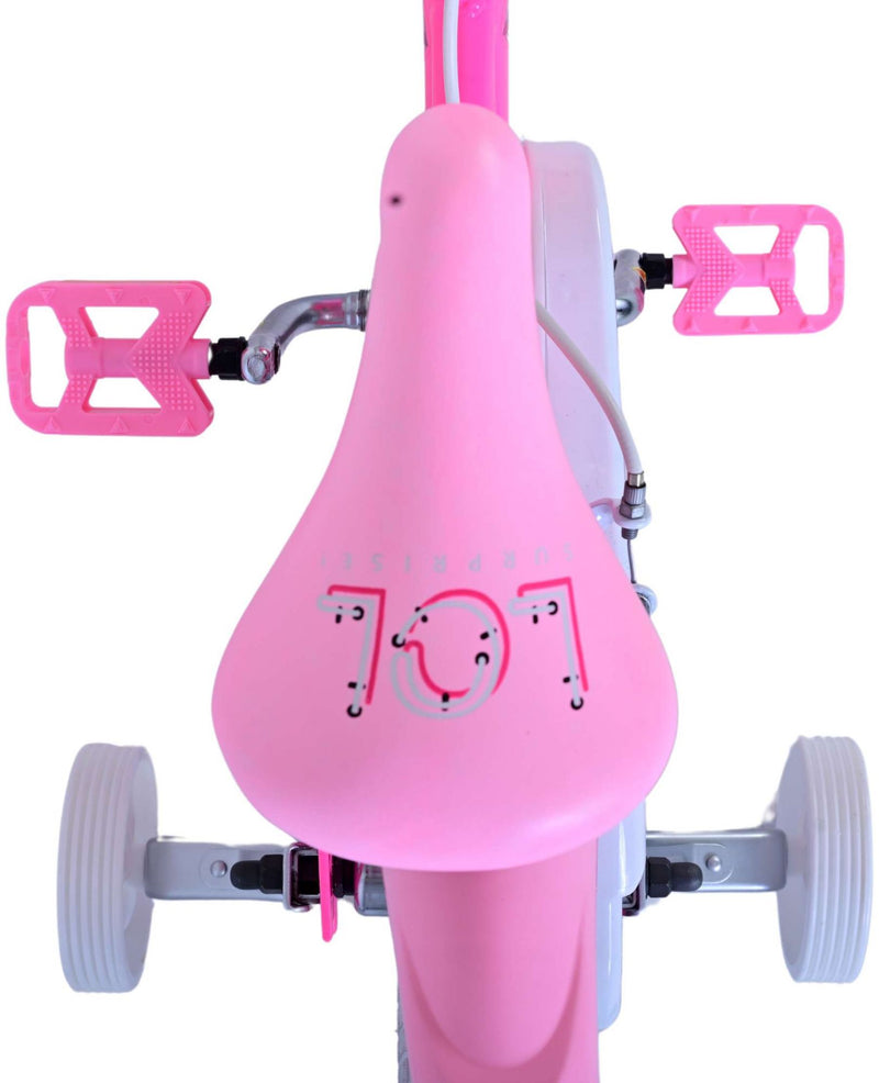 Load image into Gallery viewer, Lol surprise kinderfiets - meisjes - 14 inch - roze - twee handremmen