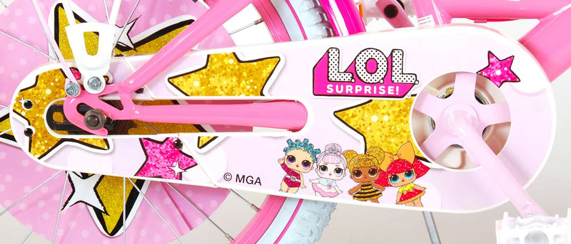 Load image into Gallery viewer, LOL Surprise Kinderfiets - Meisjes - 18 inch - Roze - twee handremmen