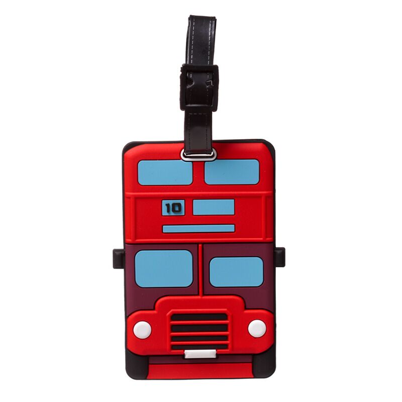 Cargue la imagen en el visor de la galería, London bus pvc kofferlabel
