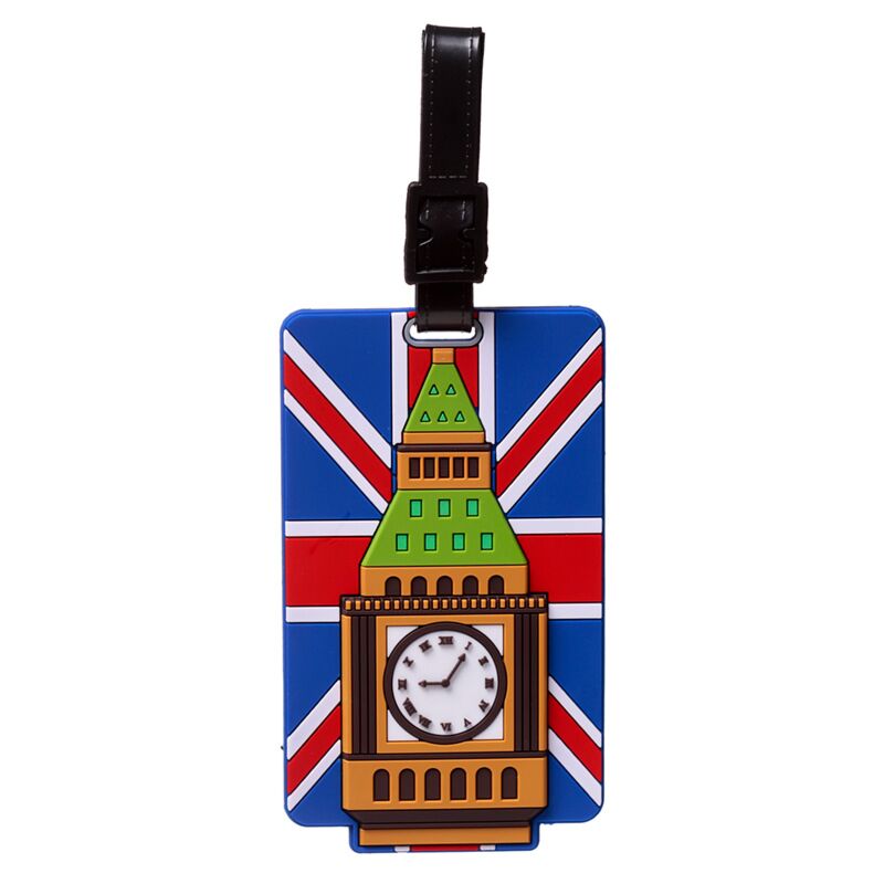 ギャラリービューアに画像をロードする, London britse vlag big ben pvc kofferlabel