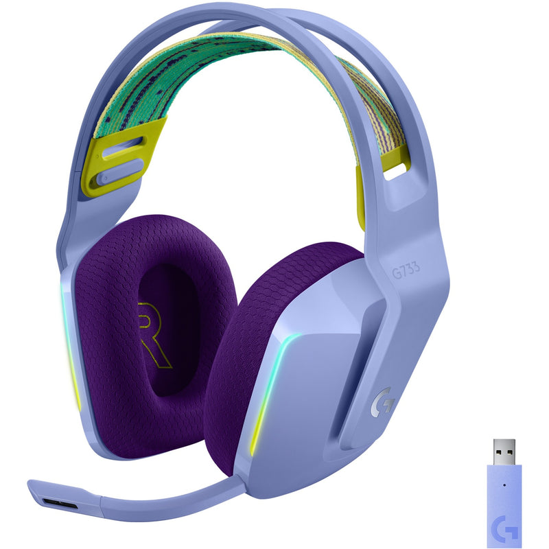 Load image into Gallery viewer, Logitech Logitech G733 LIGHTSPEED Wireless RGB Gaming Headset