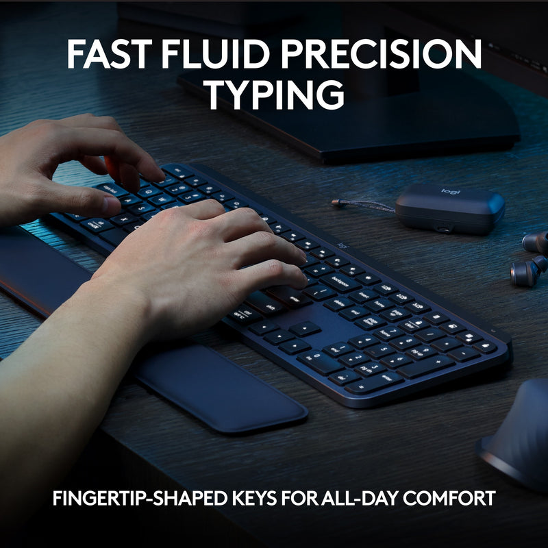 Afbeelding laden in galerijviewer, Toetsenbord logitech 920-011587 mx keys s draadloos qwerty