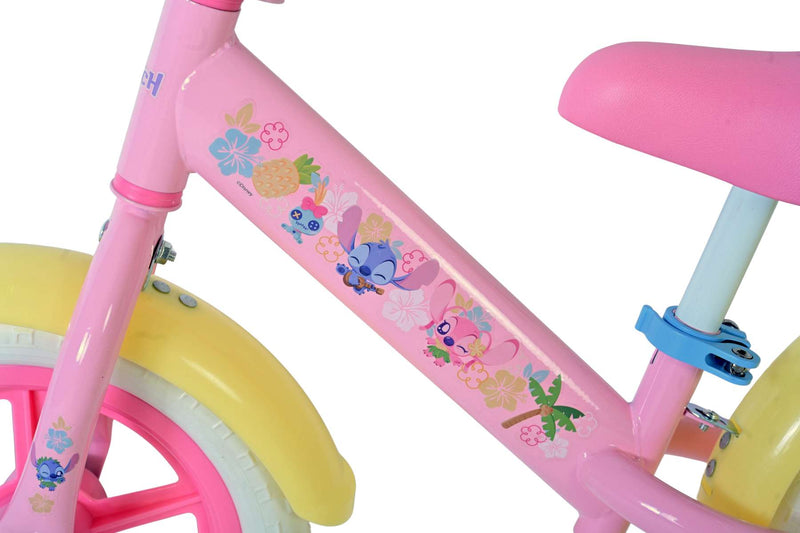 Afbeelding laden in galerijviewer, No brand loopfiets staal disney stitch roze
