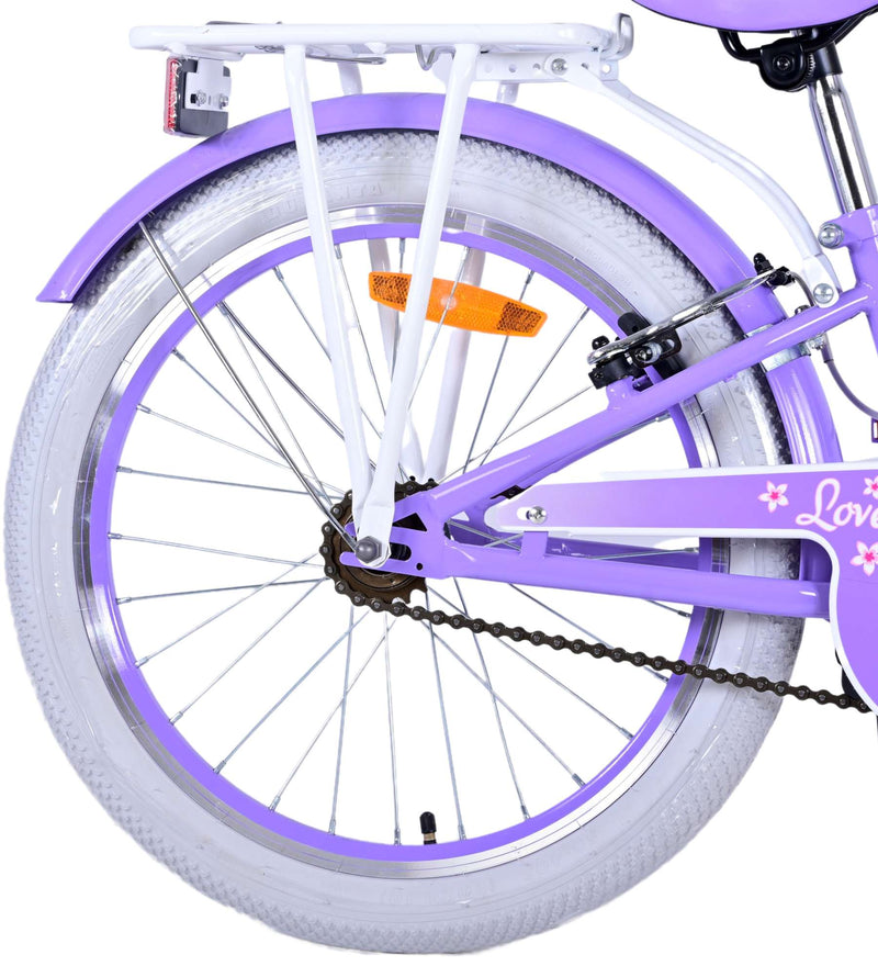 Load image into Gallery viewer, Volare lovely kinderfiets - meisjes - 20 inch - paars - twee handremmen