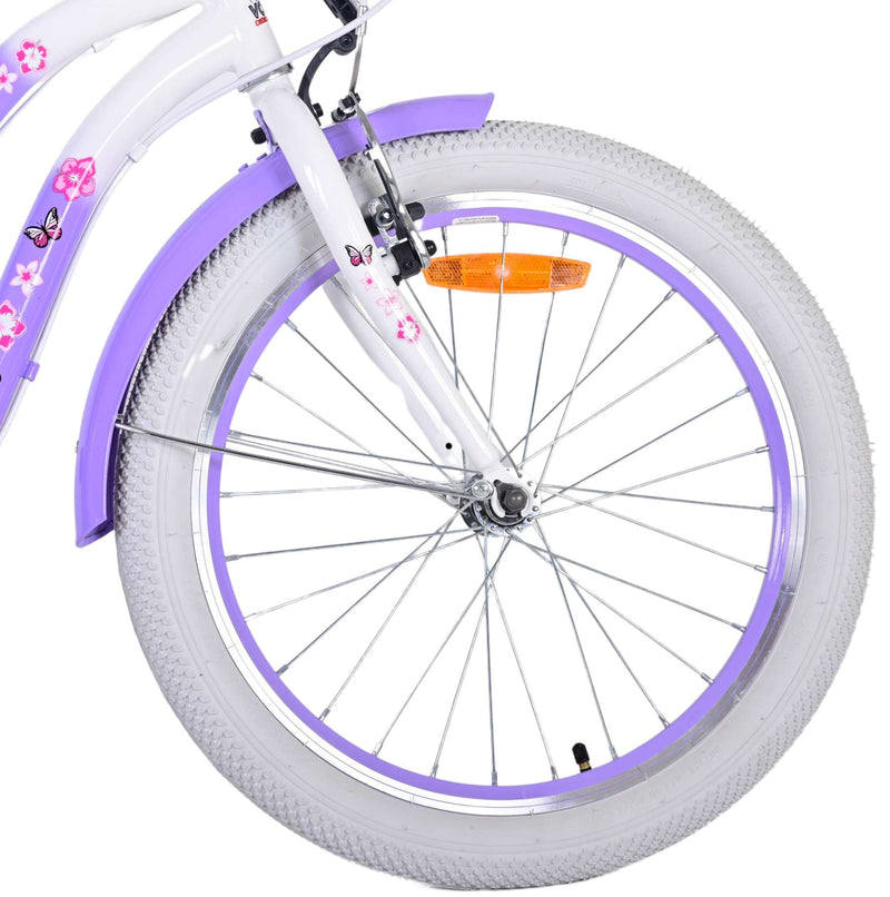 Afbeelding laden in galerijviewer, Volare lovely kinderfiets - meisjes - 20 inch - paars - 7 versnellingen