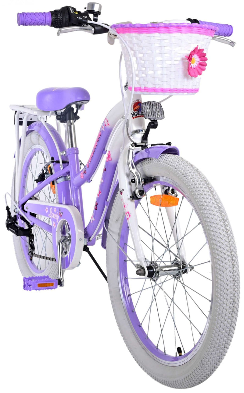 Load image into Gallery viewer, Volare lovely kinderfiets - meisjes - 20 inch - paars - 7 versnellingen