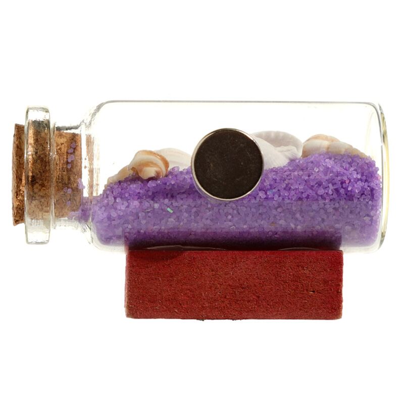 Cargue la imagen en el visor de la galería, Gekleurd zand schelpen fles strand souvenir magneet