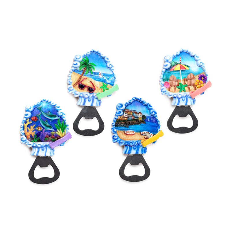 ギャラリービューアに画像をロードする, Strand souvenir magneet flesopenerr strand kade
