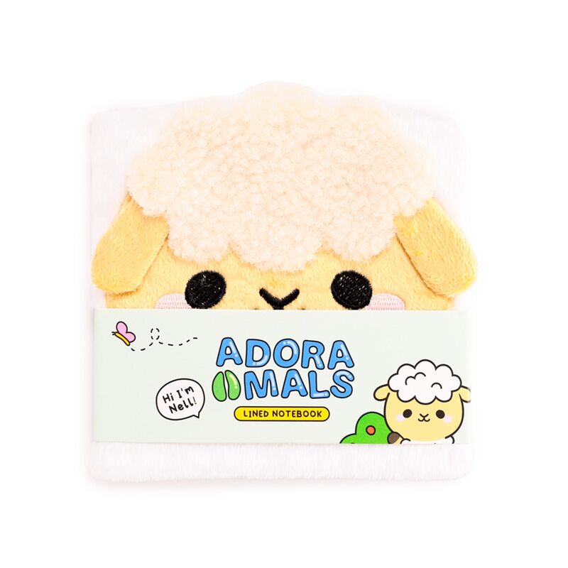 ギャラリービューアに画像をロードする, Adoramals schapen fluffig notitieboekje