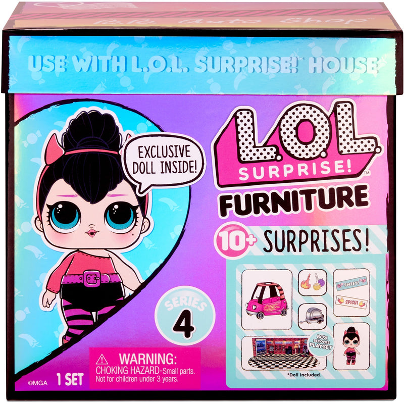 Load image into Gallery viewer, MGA Entertainment Surprise! Furniture with Doll BB Auto Sho