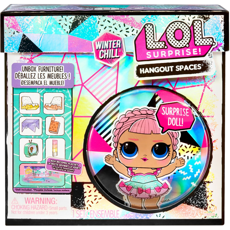 Load image into Gallery viewer, MGA Entertainment Surprise! Winter Chill Hangout Spaces Sty