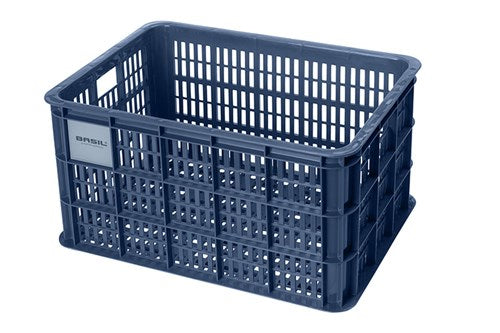 Load image into Gallery viewer, Basil fietskrat L - groot - 40 liter - blauw