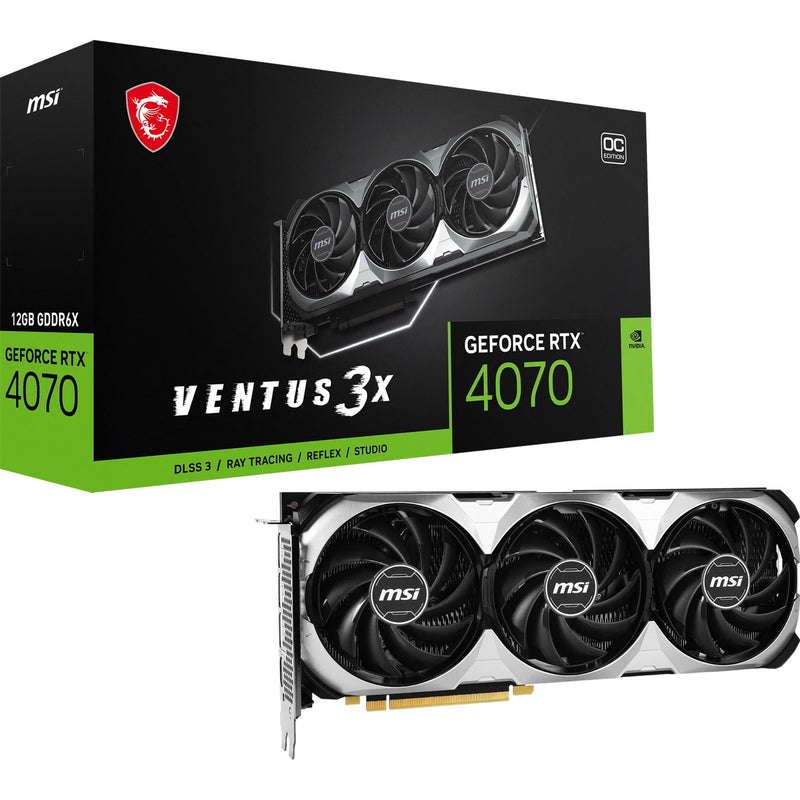 Load image into Gallery viewer, MSI GeForce RTX 4070 VENTUS 3X 12G OC