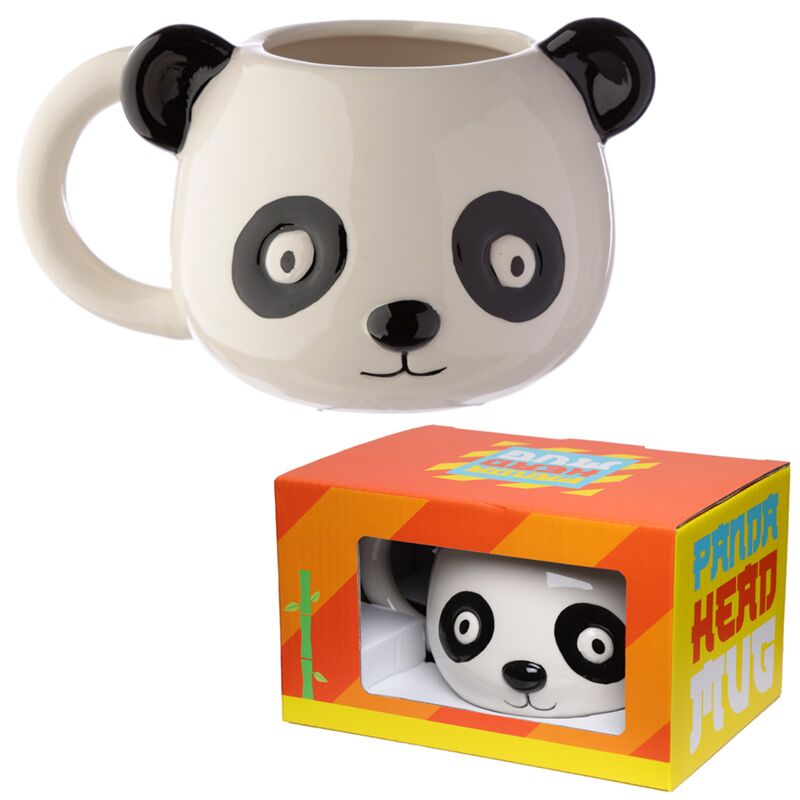 Cargue la imagen en el visor de la galería, Adoramals panda gevormde keramiek mok