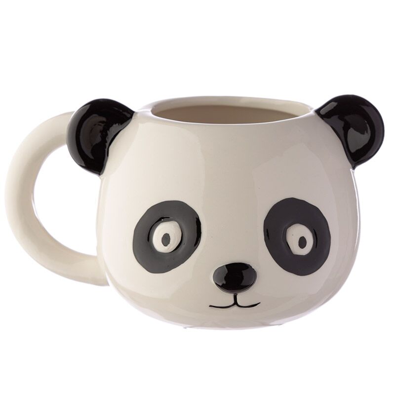 Cargue la imagen en el visor de la galería, Adoramals panda gevormde keramiek mok