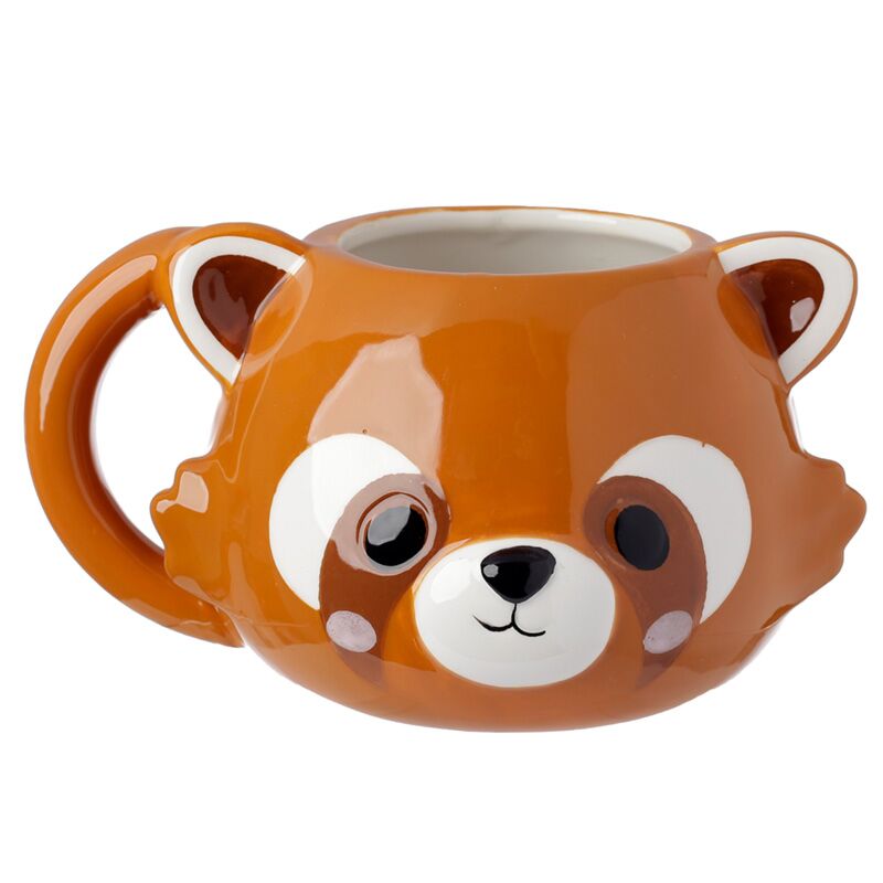 ギャラリービューアに画像をロードする, Adoramals rode panda gevormde keramiek mok