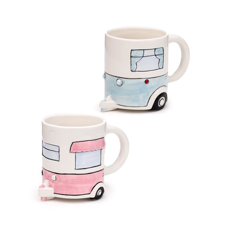 Laden Sie das Bild in Galerie -Viewer, Home is where you park it caravan keramiek mok