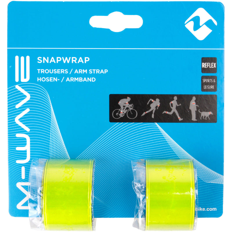 Afbeelding laden in galerijviewer, M-wave reflector snapwrap armen en benen geel (2st)