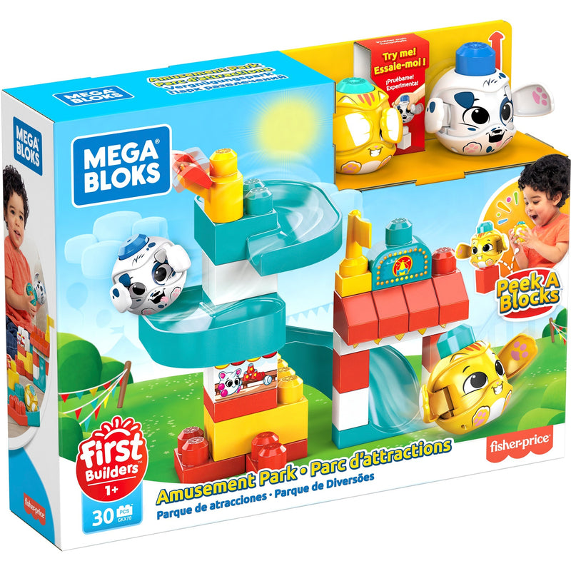 Load image into Gallery viewer, Mattel Peek a Blocks Pretpark
