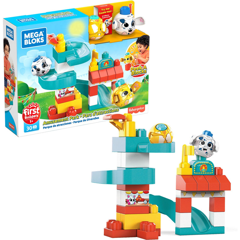 Load image into Gallery viewer, Mattel Peek a Blocks Pretpark